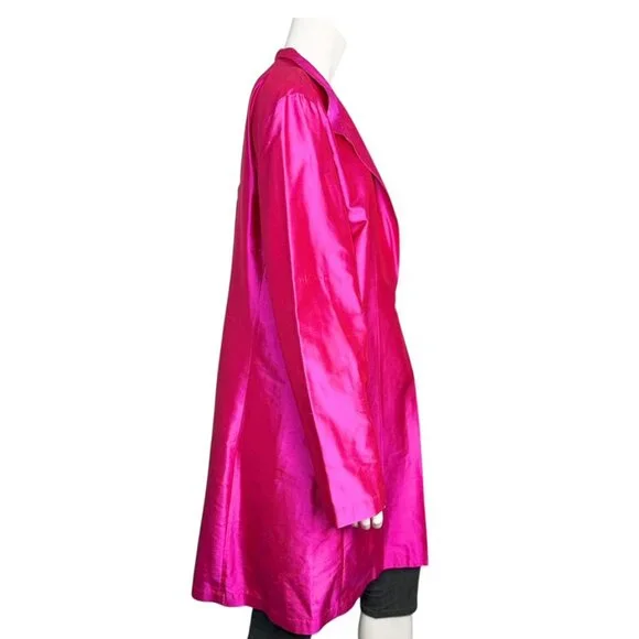 MARIKO Fuschia Slik Coat